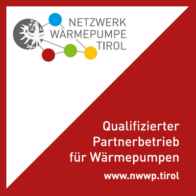 Netzwerk Wärmepumpe Tirol: Qualifizierter Partnerbetrieb für Wärmepumpen.