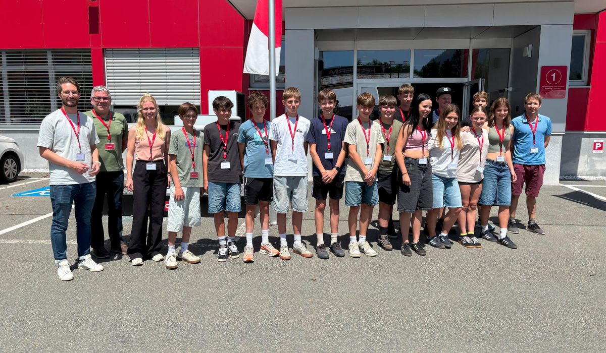 Gruppenfoto einer Schulklasse