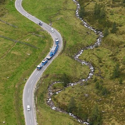 Trafo Anlieferung Kühtai