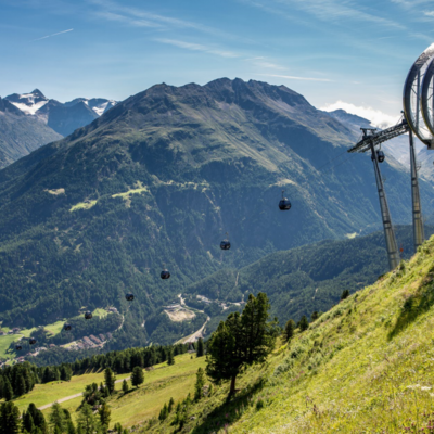 Ötztaler Gletscherbahn im Sommer